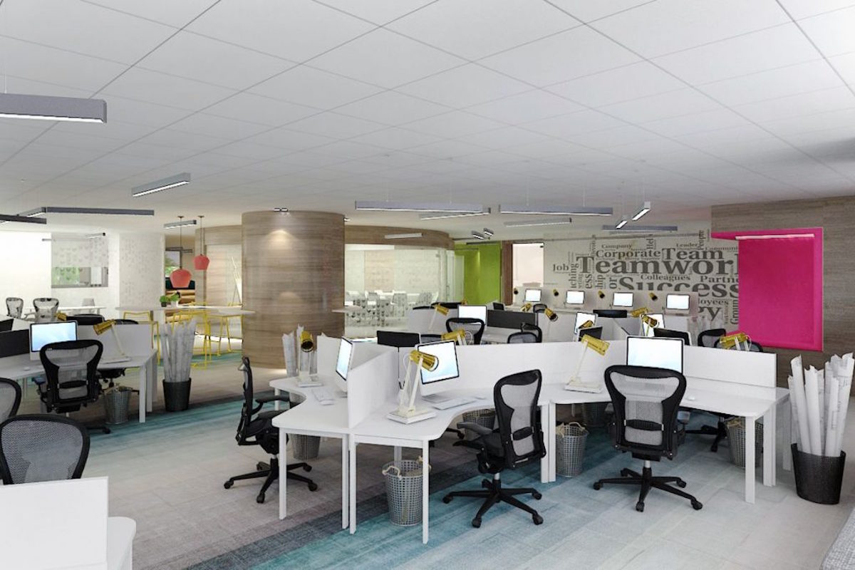 办公室工位照明的灯光该怎样设计,个性化的办公楼如何设计装修