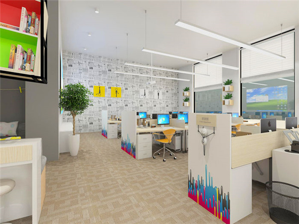 上海350平方办公室装修软装设计方案