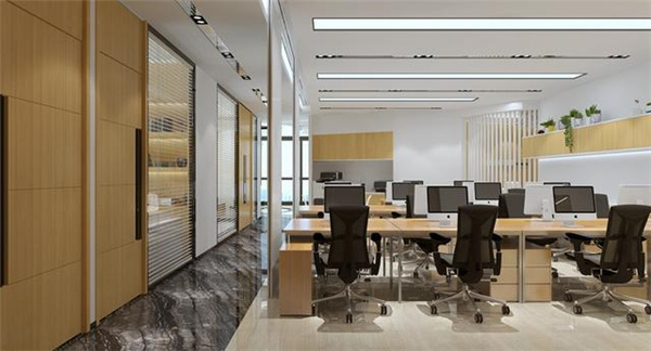 上海350平方办公室装修软装设计方案